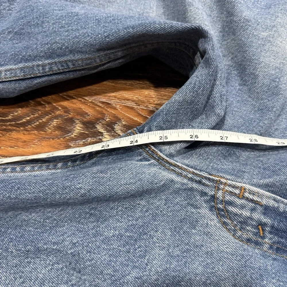 Vintage Levi's 517 Orange Tab Boot Cut Blue Jeans Mens Size 44X30 (40X24 Actual)